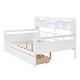 preview thumbnail 8 of 16, Full size Daybed, Wood Slat Support, with Bedside Shelf and Two Drawers