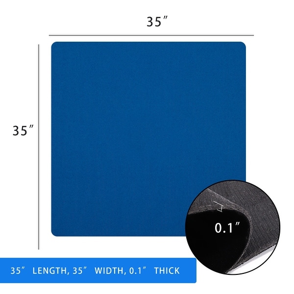 dimension image slide 0 of 3, GSE™ 32"x32" Rubber Anti-Slip Mahjong Mat, Poker Card Games Cover Mat, Domino & Board Games Tabletop Mat