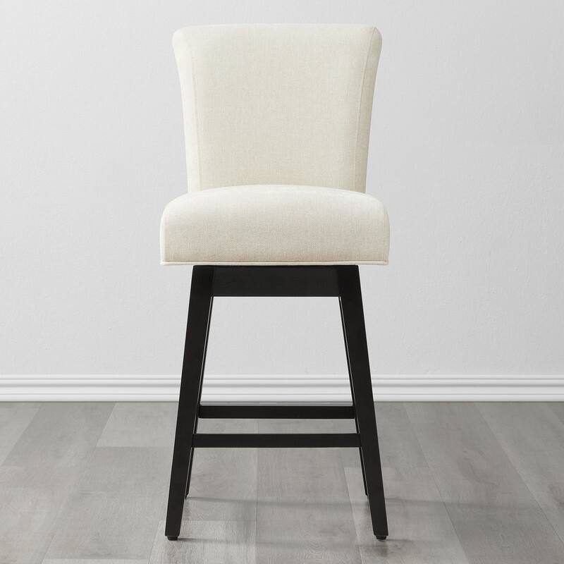Spruce & Spring Noah Modern Upholstered Counter Height Swivel Barstool Single