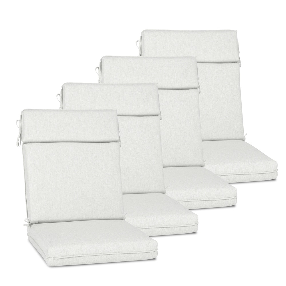 Aoodor Outdoor Seat/Back Chair Cushion, 20" x 37"