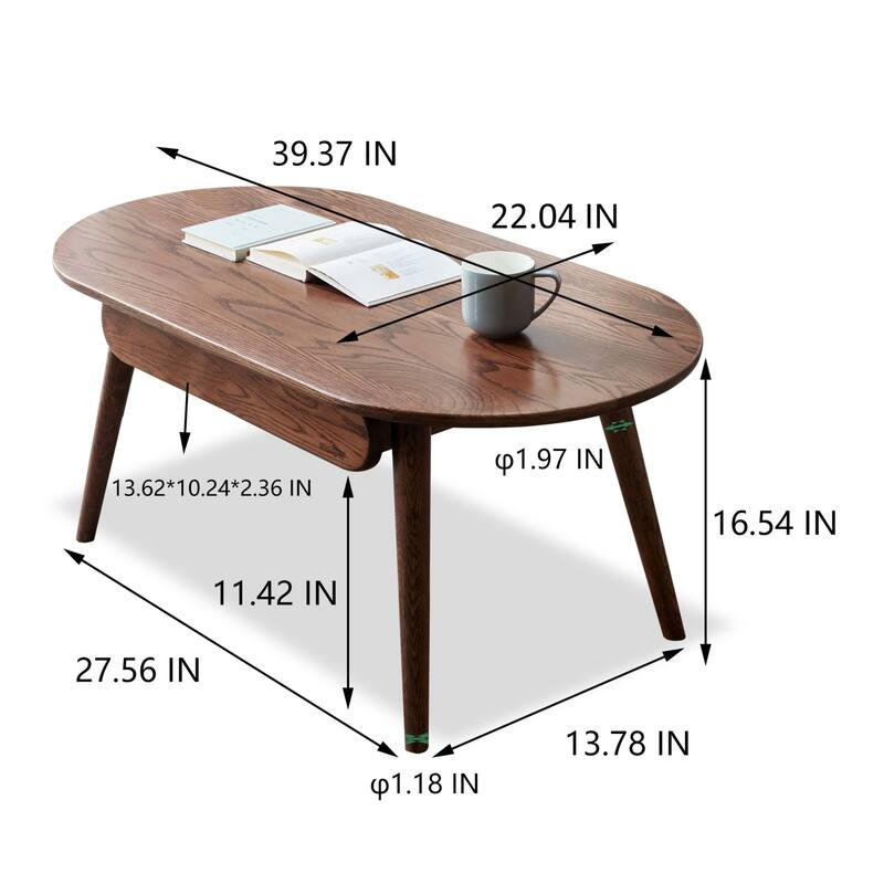 Coffee table with drawer
