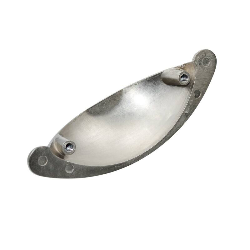 Utopia Alley Elgin Bin Pull Handle - Brushed Nickel - Metal Drawer Pull Handle, 2.5" Center to Center