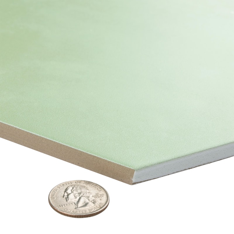 Merola Tile Horizon Hex Verde 7-3/4" x 9" Porcelain Floor and Wall Tile