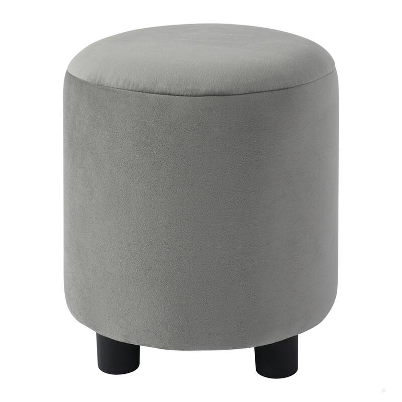 Upholstered Grounded Bed Mother & Child Bed with Bedside Desk and Little Round Stool