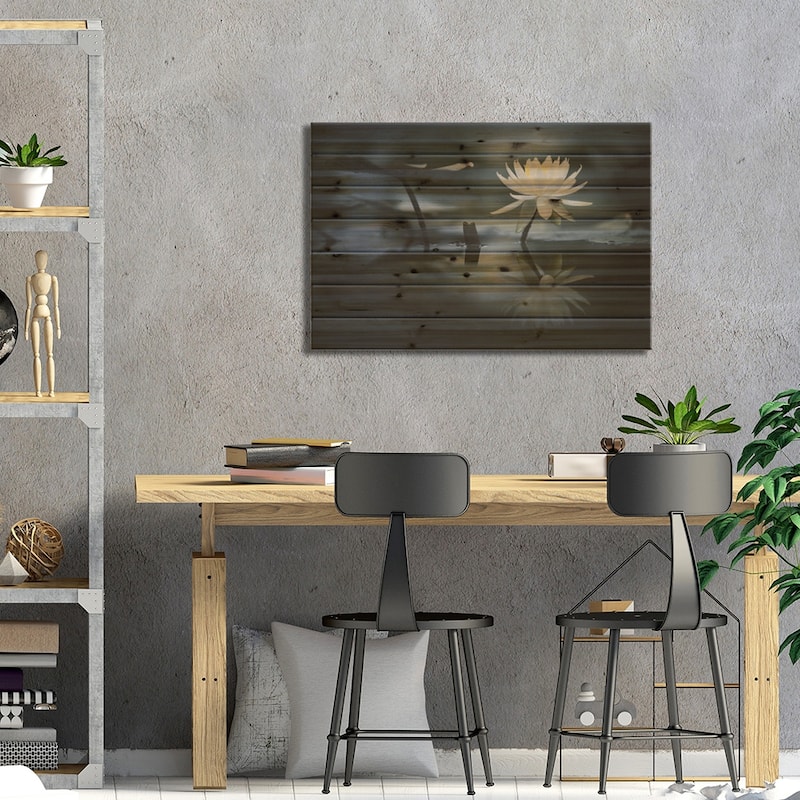 Reflection II Print On Wood by Takashi Suzuki - Multi-Color