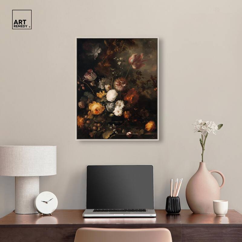 Shadowed Petal Secrets II Canvas by Art Remedy