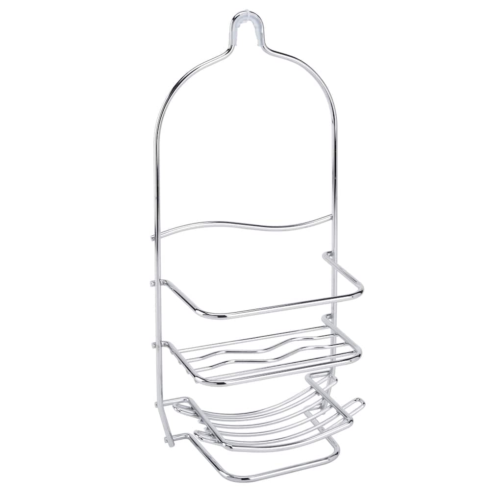 Bath Bliss Midsize Shower Caddy In Chrome - 8.27" x 4.33" x 17.32"