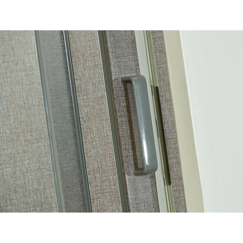 Spectrum Elite Grey Linen PVC 48-inch Folding Door - Grey