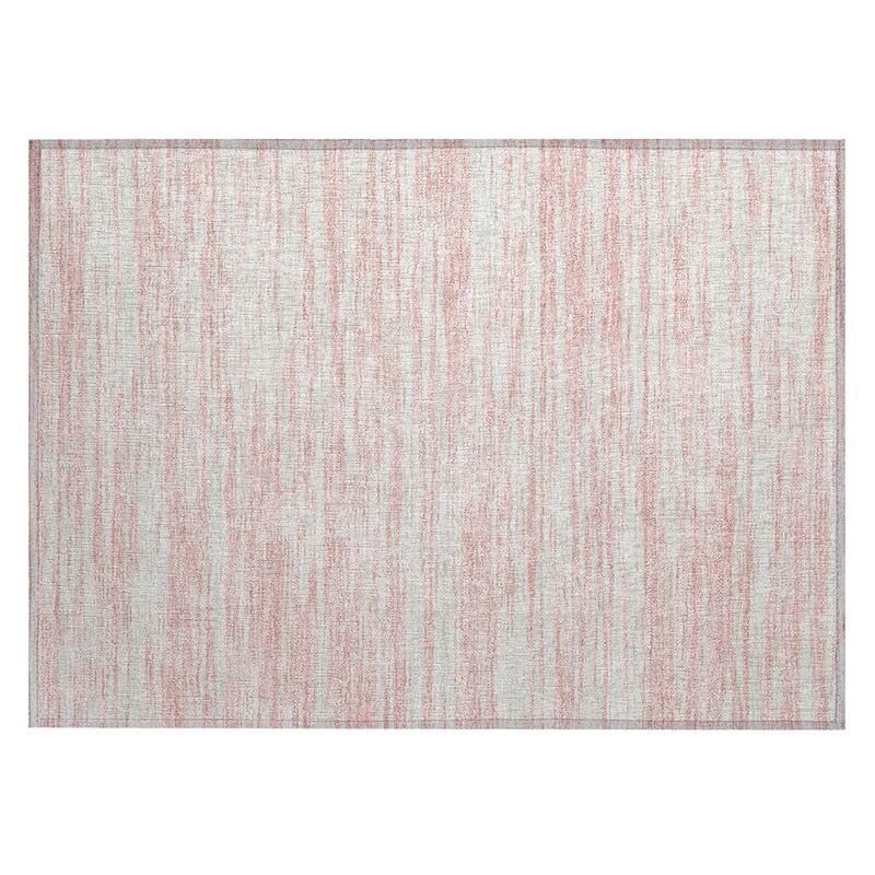 Machine Washable Indoor/ Outdoor Casual Ombre Chantille Rug