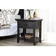 preview thumbnail 1 of 6, Overland Nightstand Forever Black