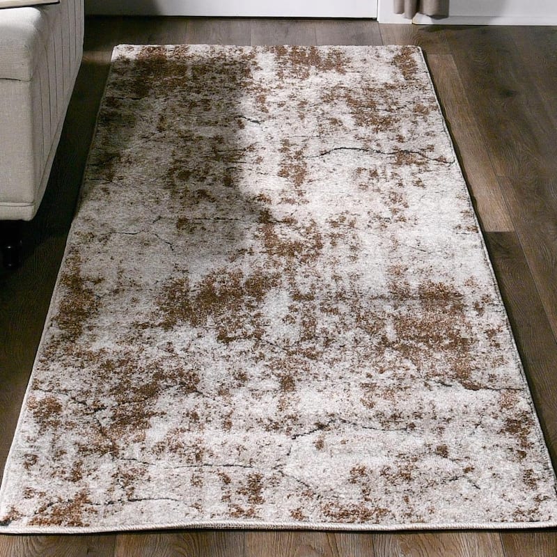 Milan Collection Abstract Stone Area Rug