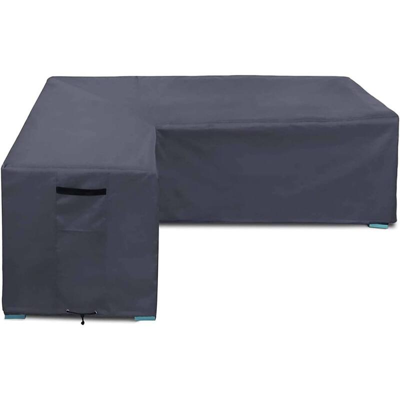 Outdoor Furniture Cover Waterproof Patio Sectional Sofa Cover - 104x83(L-Shaped-Left Facing)