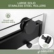 preview thumbnail 8 of 16, ABRUZZO Eddi Clear Adjustable Frameless Sliding Shower Door