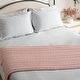 preview thumbnail 33 of 31, Delara Organic Cotton Throw Blanket 50x70 inches, GOTS Certified Cable Knitted Throws Blanket for Sofa Couch Bed, Baby Nursery