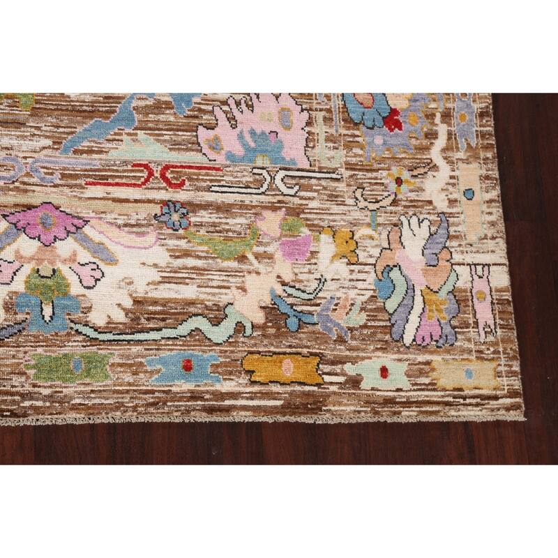 Vegetable Dye Traditional Ziegler Oriental Area Rug Wool Hand-knotted - 8'2" x 9'9"