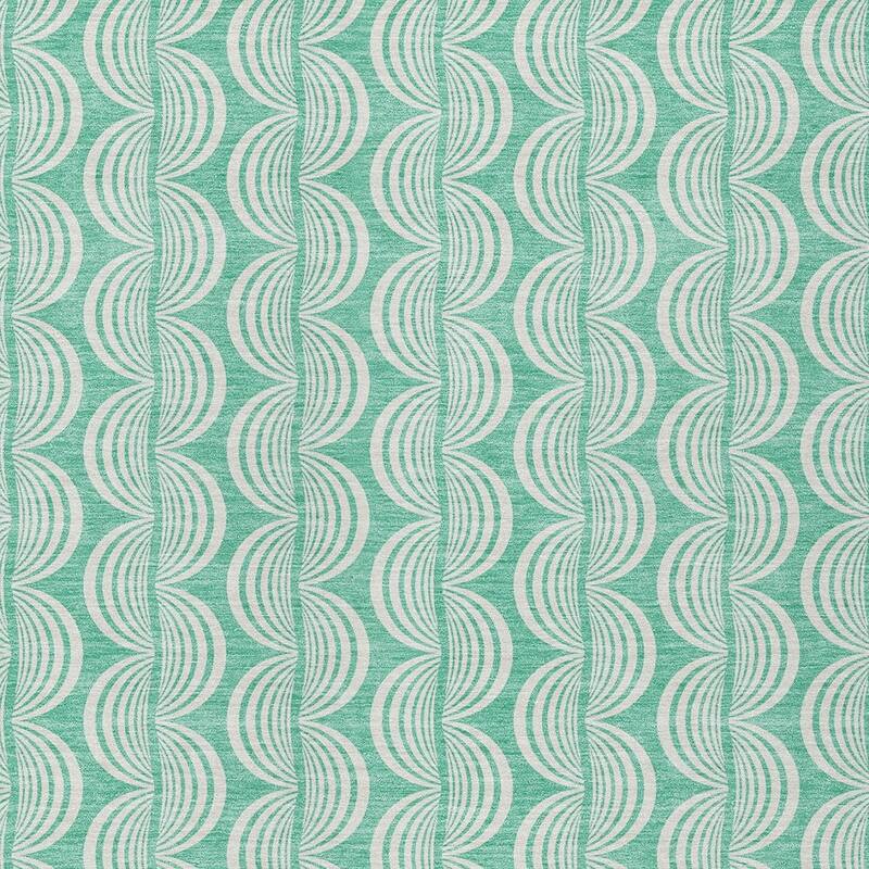 HomeRoots Ogee Transitional Rectangle Outdoor Rug