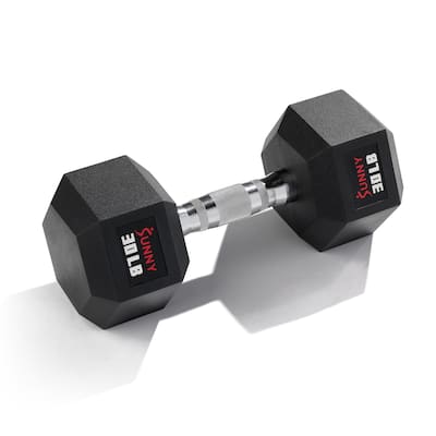 Sunny Health & Fitness Core Fit Hex Style Dumbbells 30-Pound (Single) - SF-DB03-30 - 13.31Lx6.57Wx5.79H