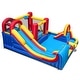 preview thumbnail 5 of 13, 7 in 1 Outdoor Inflatable Bounce House with Water Slides and Splash Pools