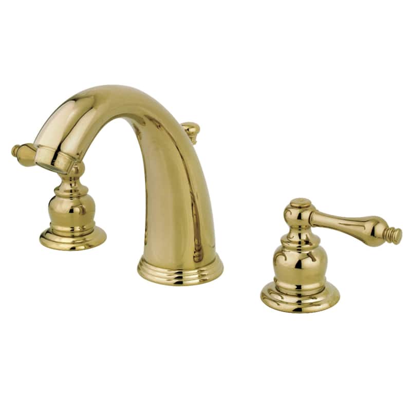 Kingston Brass Victorian 1.2 GPM Widespread Bathroom Faucet with - Polished Brass