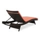 preview thumbnail 176 of 187, Salem Outdoor Wicker Adjustable Chaise Lounge with Cushion by Christopher Knight Home