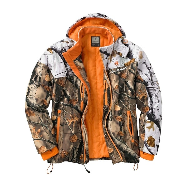 Legendary Whitetails Men's Timber Line Insulated Softshell Camo Jacket - Field