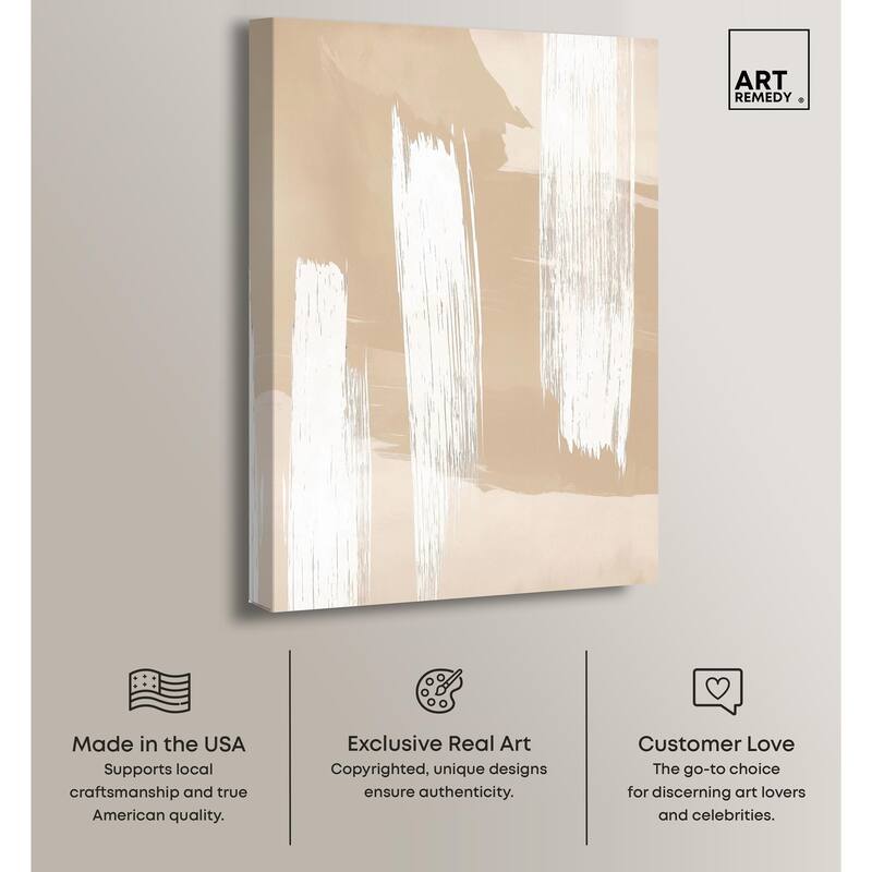 Gestural Grains I Canvas by Art Remedy, Gallery Wrapped