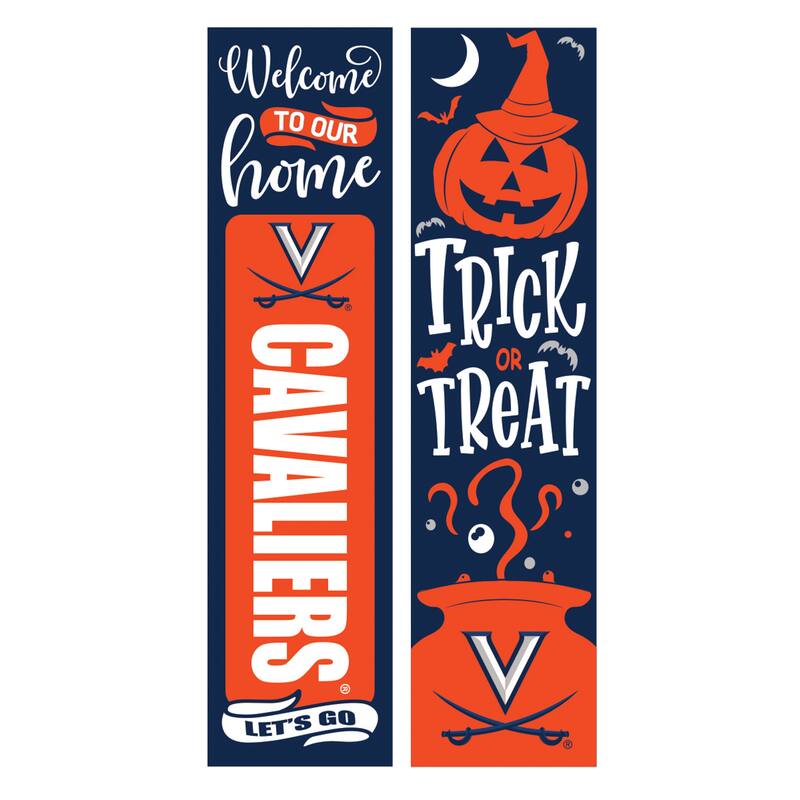 47" Double Sided Seasonal Porch Leaner, University of Virginia - 47" x 11.25"