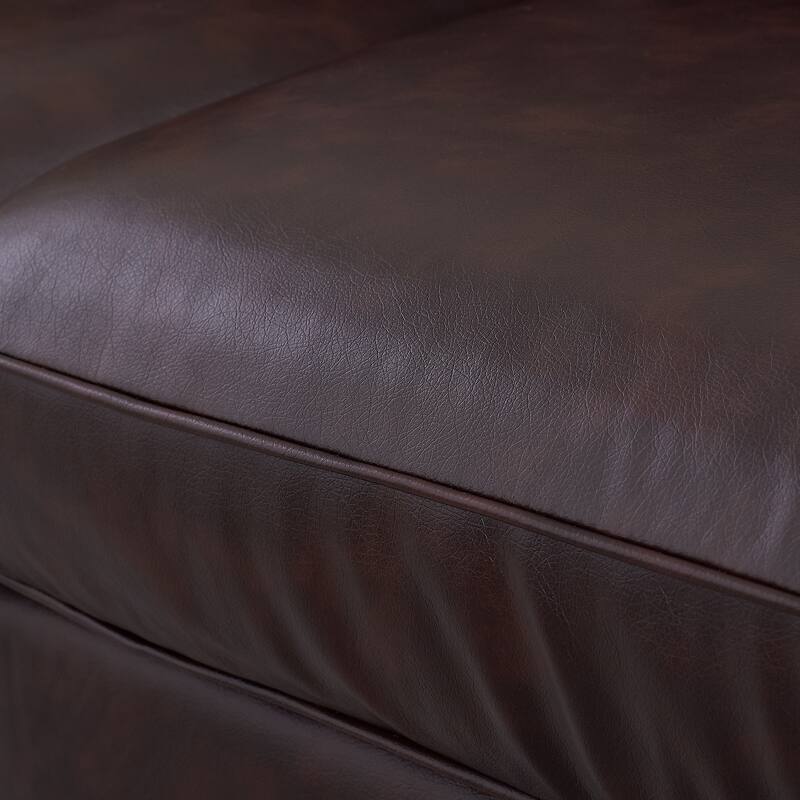 Serta Palisades Upholstered 61" Sofas for Living Room Modern Design Couch, Straight Arms, Tool-Free Assembly