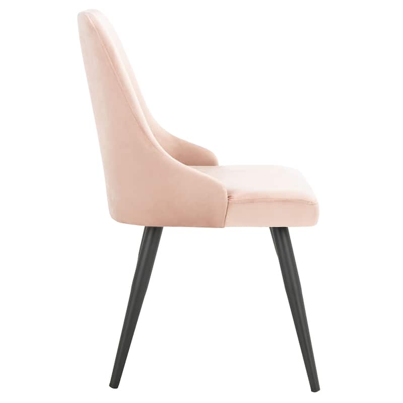 SAFAVIEH Jetta Modern Velvet Dining Room Chair (Set of 2) - 22.2" W x 18.8" L x 34.3" H - 22Wx19Dx34H
