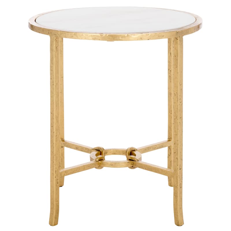 SAFAVIEH Couture Tauri Forged Metal Round Accent Table - 19"W x 19"D x 20"H