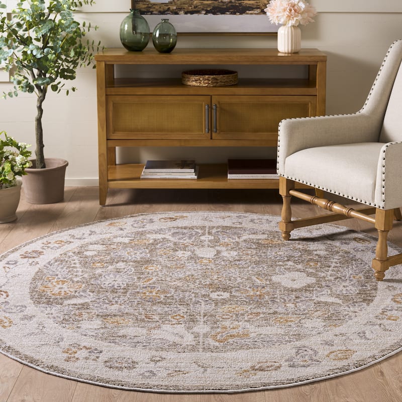 Martha Stewart by SAFAVIEH Yukimi Vintage Floral Distressed Rug