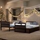 preview thumbnail 1 of 11, Twin over Full Bunk Bed with Storage Espresso