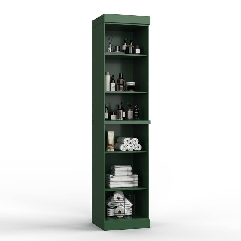 100% Solid Wood 16.5" Bathroom Cabinet with Optional Doors by Palace Imports