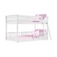 preview thumbnail 38 of 37, Max and Lily Twin over Twin Low Bunk with Guard Rails