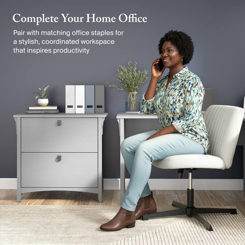 Bush Home Salinas 2 Drawer Lateral File Cabinet