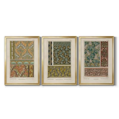 Nouveau Decorative VII Premium Framed Canvas - Ready to Hang - Multi-Color