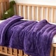 preview thumbnail 2 of 2, Love Thick® - Chunky Bunny Coma Inducer® Toddler Comforter - Wild Purple