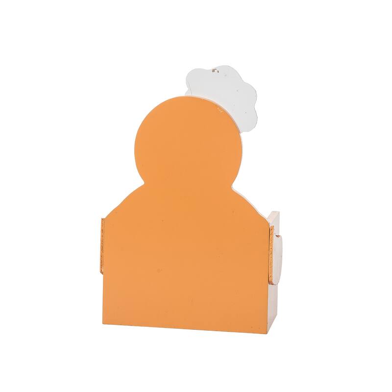 Transpac Wood 7.87 in. Multicolored Christmas Gingerbread Countdown, Set of 3 - Multi