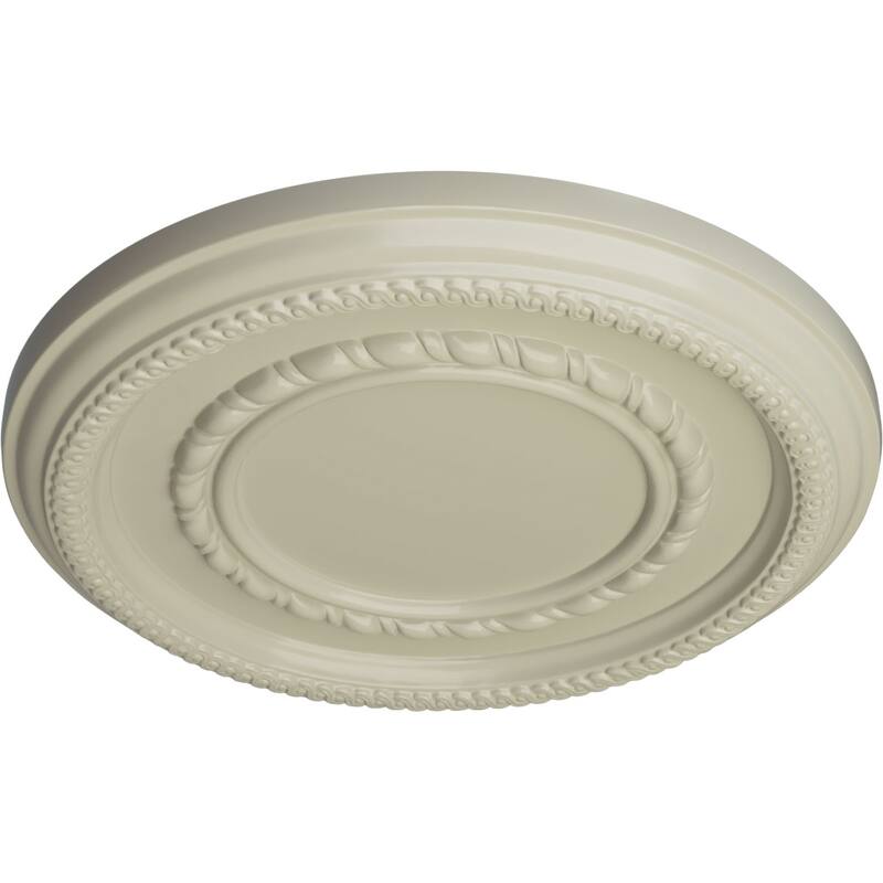 12 5/8"OD x 1 1/8"P Federal Roped Small Ceiling Medallion