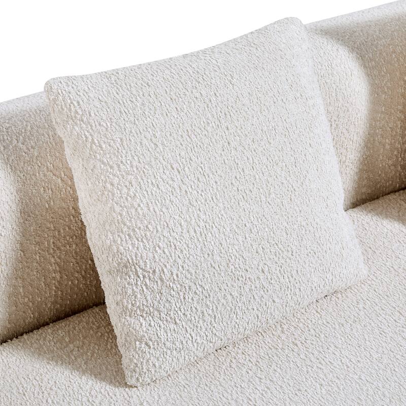 Christopher Knight Home - Curved Modular 110" Upholstered Sectional Sofa