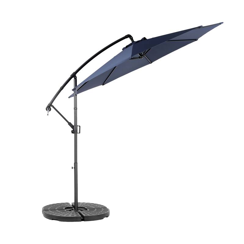 Topcraft 10ft Offset Hanging Market Patio Umbrella