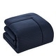 preview thumbnail 14 of 58, Soft Dobby 8-piece Striped Down Alternative Bed-in-a-Bag Set w/ Sheets