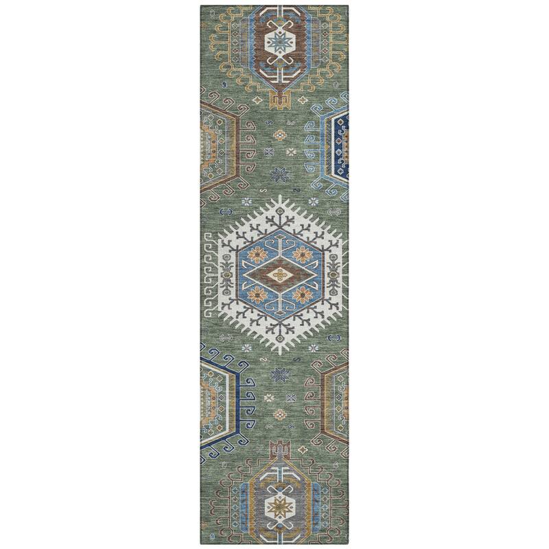 Machine Washable Indoor/ Outdoor Global Akron Chantille Rug