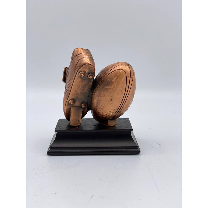 Bronze Football and Cleat
