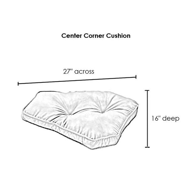 dimension image slide 1 of 4, Greendale Home Fashions Moss Hyatt 4-pc. Nook Cushion Set