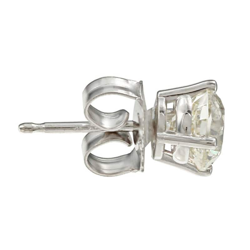 Auriya 18k Gold 1 1/2ctw Round Diamond Stud Earrings Clarity-enhanced (E-F, G-H, H-I or J-K, VS1-VS2, SI1-SI2, I1-I2 or I2-I3)