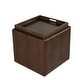 preview thumbnail 66 of 66, HomePop Storage Ottoman with Tray Top