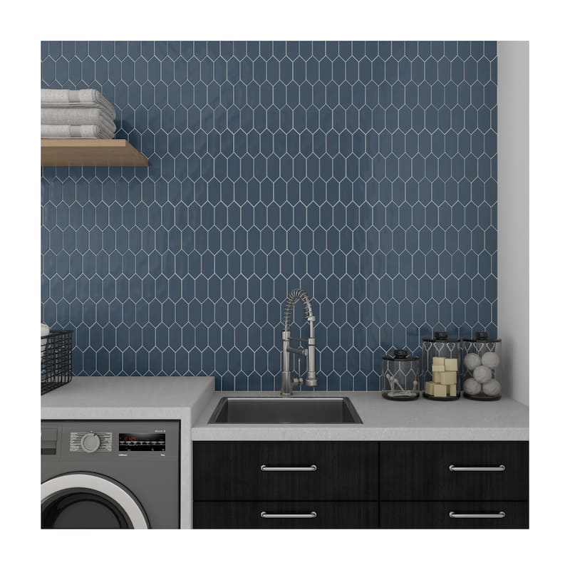 Daltile Mythology 2" x 5" Ceramic Picket Mosaic Tile (Set of 12)