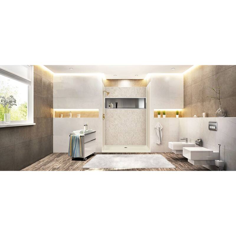 Transolid Expressions 60-in X 32-in X 72-in Glue to Wall Shower Kit - 32" x 60" x 72"