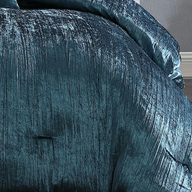 Riverbrook Home Turin Crinkled Velvet Comforter Collection